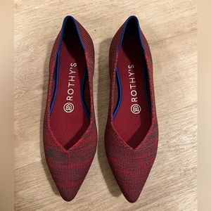 Rothy’s The Point Crimson Heather (New, no tags)